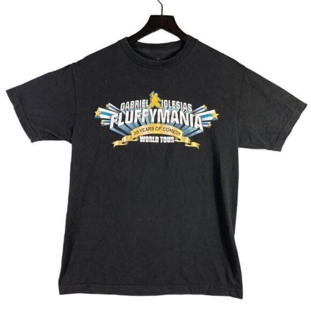Gabriel Iglesias World Tour Shirt 20 Years Comedy Concert Unisex Medium Fluffy - Picture 2 of 8